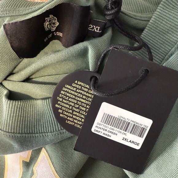 Darc Sport Loyalty Premium Tee, Green, 2XL - Picture 4 of 5